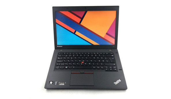1 Ноутбук Lenovo ThinkPad T450 Intel Core I5-5300U 8 GB RAM 256 GB SSD [14" HD+] - Б/У