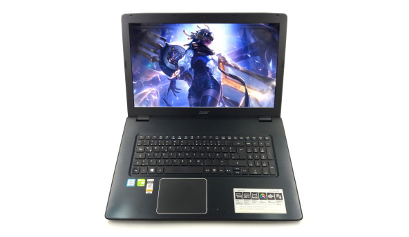 Игровой ноутбук Acer Aspire E5-774G Core I5-7200U 8 RAM 128 SSD 320 HDD NVIDIA GeForce 940MX [17.3"] - Б/У