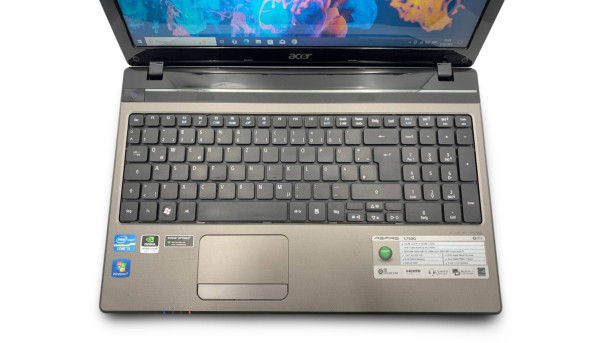 Игровой ноутбук Acer Aspire 5750G Intel Core i5-2410M 8 GB RAM 128 GB SSD + 250 GB HDD GeForce GT 520M [15.6"] LCD - Б/У - 634123