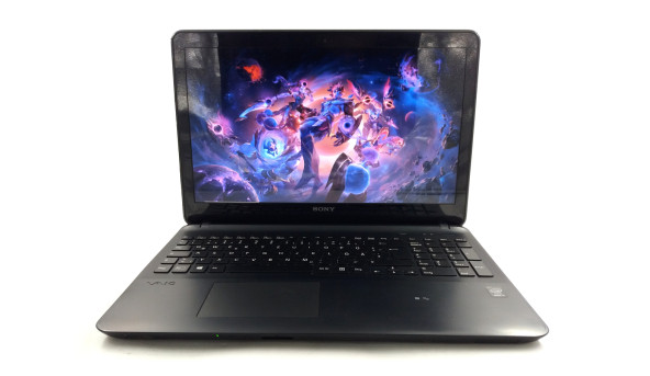 Ігровий ноутбук Sony SVF153A1YM Intel Core i3-4005U 8 RAM 128 SSD 500 HDD NVIDIA GeForce GT 740M [15.6"] - Б/В - 634159