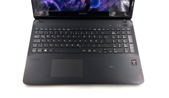 Ігровий ноутбук Sony SVF153A1YM Intel Core i3-4005U 8 RAM 128 SSD 500 HDD NVIDIA GeForce GT 740M [15.6"] - Б/В - 634159