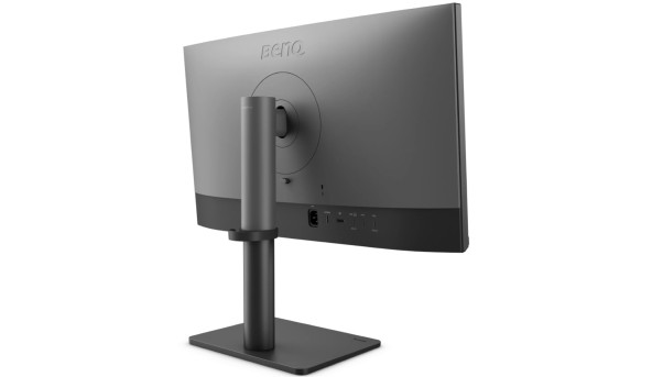TFT 27" BenQ PD2706QN, QHD, IPS, HDMI, DP, USB-C, HAS, Pivot, колонки, темно сірий - 634178