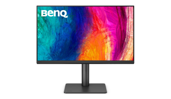 TFT 27" BenQ PD2706QN, QHD, IPS, HDMI, DP, USB-C, HAS, Pivot, колонки, темно сірий