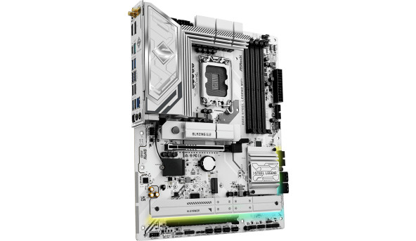 AsRock B860 Steel Legend WiFi (1851/B860, 4*DDR5, 2*PCIex16, HDMI/DP/TB4, 4xSATA, 4xM.2, 2.5Glan, 7. - 634289