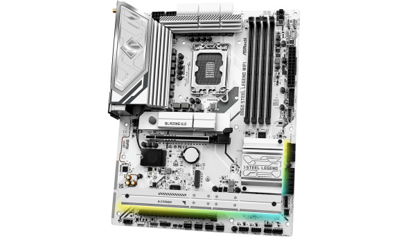 AsRock B860 Steel Legend WiFi (1851/B860, 4*DDR5, 2*PCIex16, HDMI/DP/TB4, 4xSATA, 4xM.2, 2.5Glan, 7. - 634289