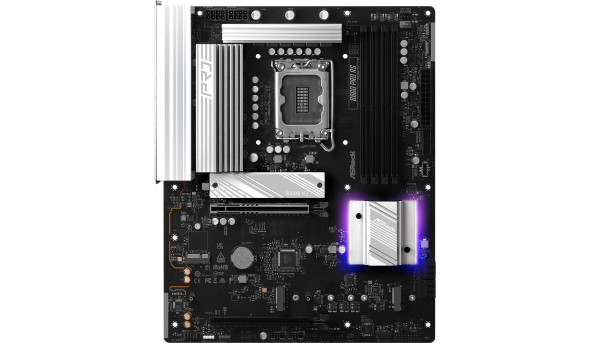 AsRock B860 Pro RS (1851/B860, 4*DDR5, 2*PCIex16, HDMI/DP, 4xSATA, 3xM.2, 2.5Glan, 7.1ch, ATX)