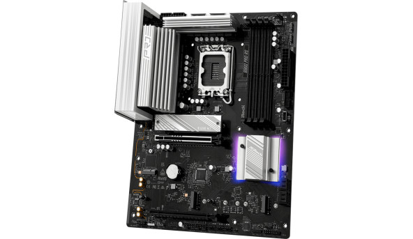AsRock B860 Pro RS (1851/B860, 4*DDR5, 2*PCIex16, HDMI/DP, 4xSATA, 3xM.2, 2.5Glan, 7.1ch, ATX) - 634290