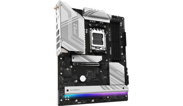ASRock B850 Pro RS WiFi (AM5/B850, 4*DDR5, 2xPCIex16, HDMI/DP, 4xSATAІІІ,4xM.2, 2.5GLan, ATX) - 634292