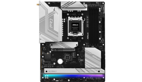 ASRock B850 Pro RS WiFi (AM5/B850, 4*DDR5, 2xPCIex16, HDMI/DP, 4xSATAІІІ,4xM.2, 2.5GLan, ATX) - 634292