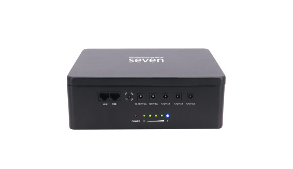 ИБП SEVEN UPS-7960 black 60W LiFePO4 с регулировкой выходного напряжения