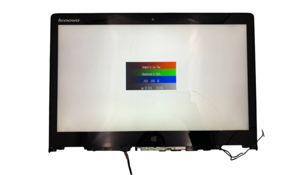 Матриця (тачскрін) 5D10H41975 NV140FHM-A10 14.0" 1920x1080 LCD IPS 30 pin для ноутбука Lenovo Yoga 3 Б/В - 634726