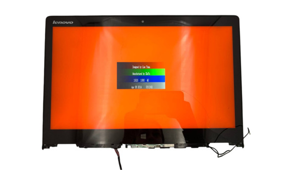 Матриця (тачскрін) 5D10H41975 NV140FHM-A10 14.0" 1920x1080 LCD IPS 30 pin для ноутбука Lenovo Yoga 3 Б/В - 634726
