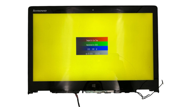 Матриця (тачскрін) 5D10H41975 NV140FHM-A10 14.0" 1920x1080 LCD IPS 30 pin для ноутбука Lenovo Yoga 3 Б/В - 634726