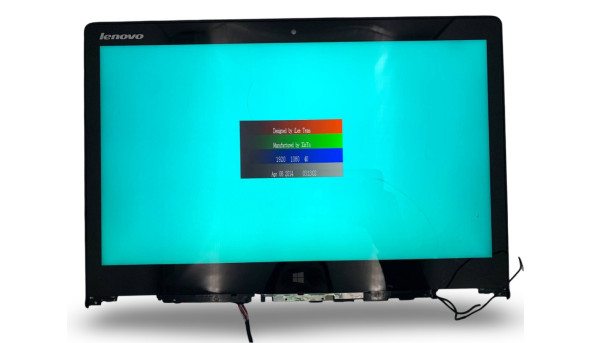 Матриця (тачскрін) 5D10H41975 NV140FHM-A10 14.0" 1920x1080 LCD IPS 30 pin для ноутбука Lenovo Yoga 3 Б/В - 634726