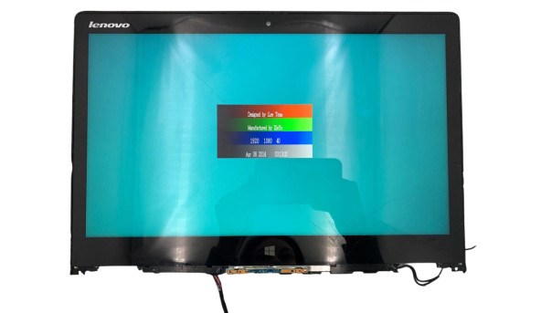 Матрица (тачскрин) 5D10H41975 NV140FHM-A10 14.0" 1920x1080 LCD IPS 30 pin к ноутбуку Lenovo Yoga 3 Б/У - 634727