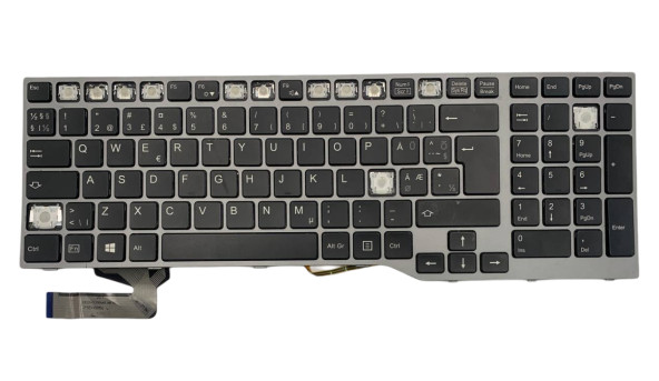 Клавіатура Fujitsu LifeBook E753, E754, E756, E554, E557  MP-12S96DNJD85W  МП-12S76D06D85W  Б/В