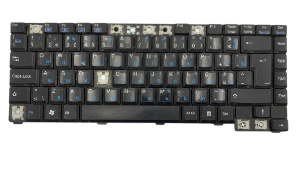 Клавіатура Clevo M540 M54N, M540N, M54V, M540V, M541SR, M54SR, M55N, M55G, M550N, M550G, M66N, M661N,  M665N, M660JE PT Б/В