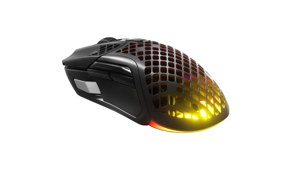 Мишка SteelSeries Aerox 5 Wireless RGB, 18000dpi., 9кн., чорна - 634918