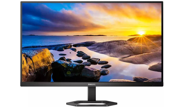 TFT 27" Philips 27E1N5500LA, QHD, VA, 75Гц, 1ms, 2xHDMI, DP, HAS, Pivot, колонки, чорн