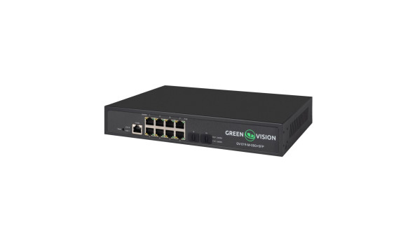 Комутатор мережевий POE GV-019-M-08G+SFP - 635637