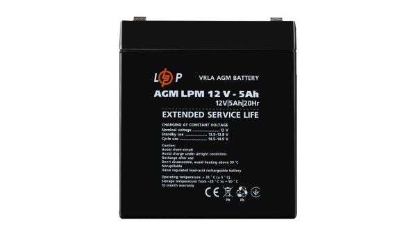 Акция. Аккумулятор AGM LPM 12V - 5 Ah