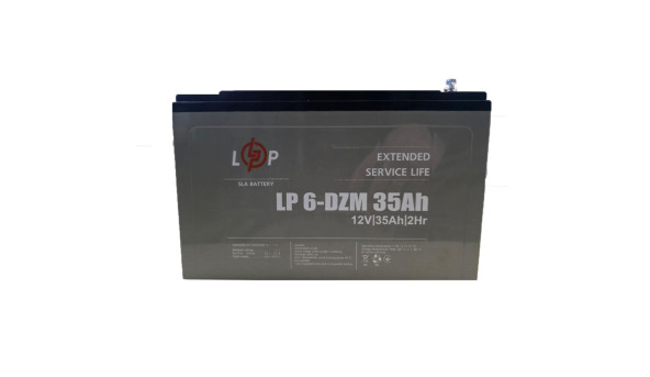 Распродажа (9335) Тяговый свинцово-кислотный AGM аккумулятор LP 6-DZM-35 Ah (01-2024)