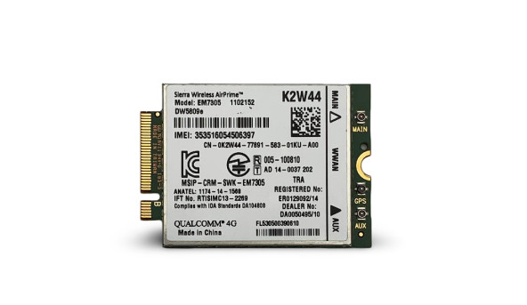 Модем 4G 3G EM7305 DW5809e K2W44 для ноутбука Dell Latitude 3340 E5250 5250 E5450 5450 Б/В