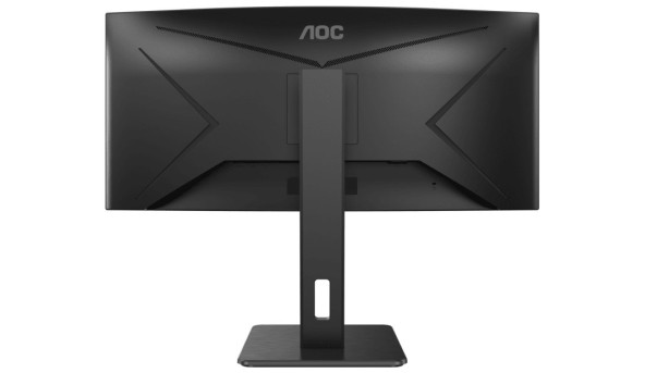 TFT 34" AOC CU34P2A, 3440x1440, VA, 100Гц, вигнутий, DP, HDMI x 2, USB, колонки, чорний - 636687