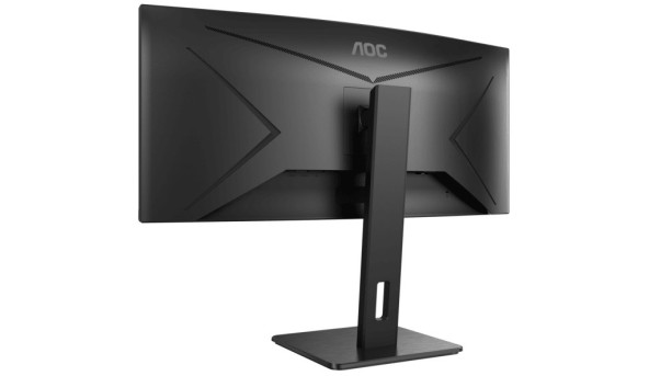 TFT 34" AOC CU34P2A, 3440x1440, VA, 100Гц, вигнутий, DP, HDMI x 2, USB, колонки, чорний - 636687