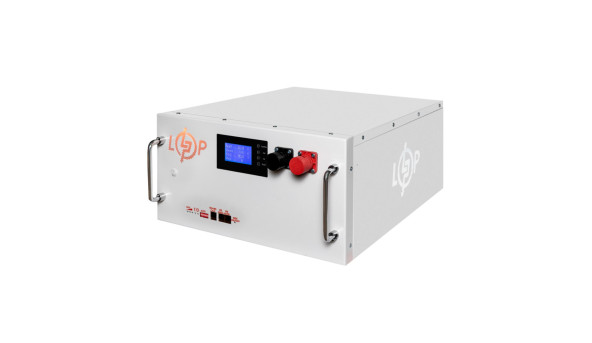 Акумулятор LP LiFePO4 51,2V - 230 Ah (11776Wh) (BMS SP 200A/100A) RM RS485/CAN LCD WH - 636787