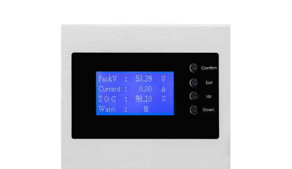 Акумулятор LP LiFePO4 51,2V - 230 Ah (11776Wh) (BMS SP 200A/100A) RM RS485/CAN LCD WH - 636787