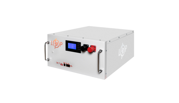 Акумулятор LP LiFePO4 51,2V - 230 Ah (11776Wh) (BMS SP 200A/100A) RM RS485/CAN LCD WH - 636787