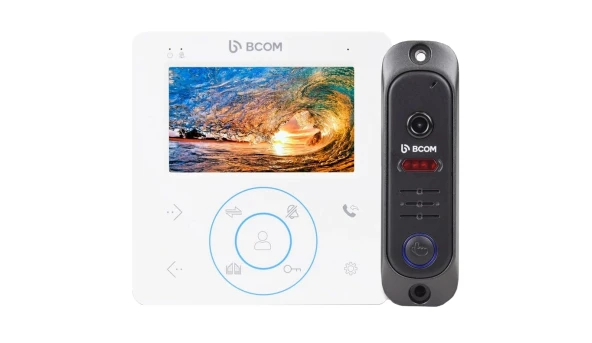 Комплект видеодомофона BCOM BD-480 White Kit