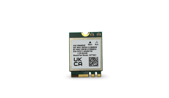 Wi-Fi модуль MT7921 Bluetooth  AW-XB468NF для ноутбука  MSI GF63 Б/В