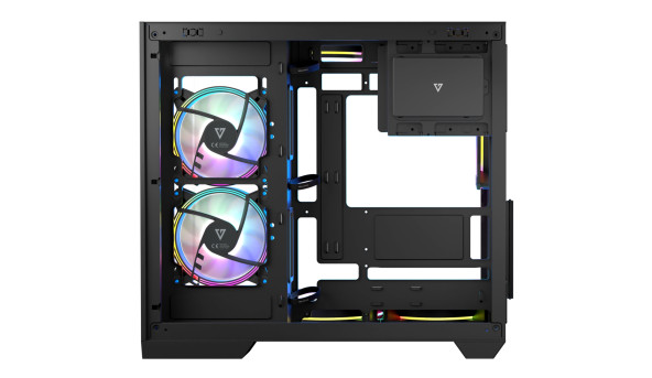 Корпус Modecom VOLCANO PANORAMA APEX ARGB 7F MIDI GREY без БЖ ATX - 636882