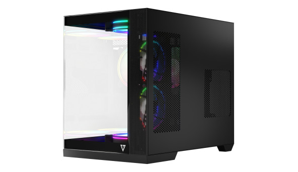 Корпус Modecom VOLCANO PANORAMA APEX ARGB 7F MIDI GREY без БЖ ATX - 636882