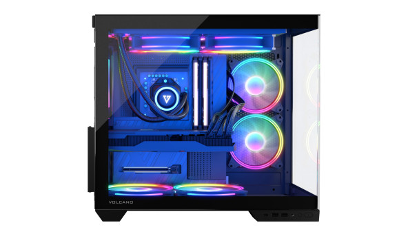 Корпус Modecom VOLCANO PANORAMA APEX ARGB 7F MIDI GREY без БЖ ATX - 636882