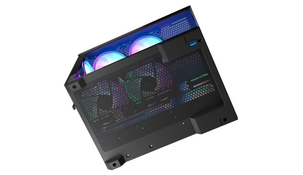 Корпус Modecom VOLCANO PANORAMA APEX ARGB 7F MIDI GREY без БЖ ATX - 636882