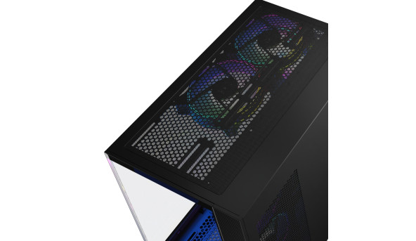 Корпус Modecom VOLCANO PANORAMA APEX ARGB 7F MIDI GREY без БЖ ATX - 636882