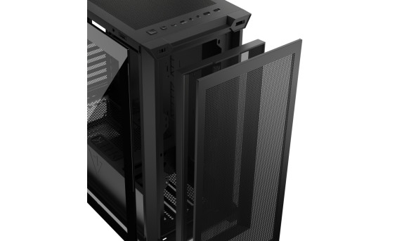 Корпус Modecom VOLCANO EXPANSE S ARGB 4x140mm fans MIDI USB 3.0x2+TYPE-C BLACK без БЖ ATX - 636884