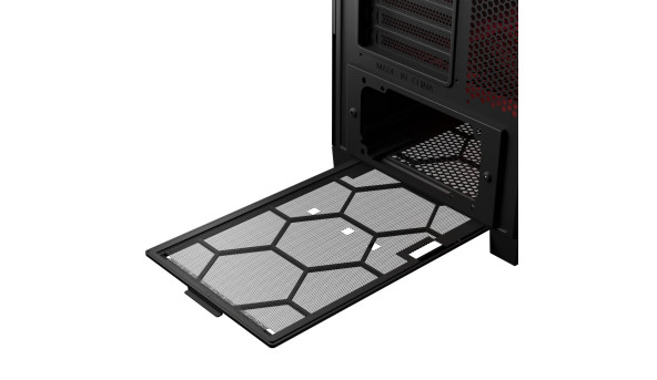 Корпус Modecom VOLCANO EXPANSE S ARGB 4x140mm fans MIDI USB 3.0x2+TYPE-C BLACK без БЖ ATX - 636884