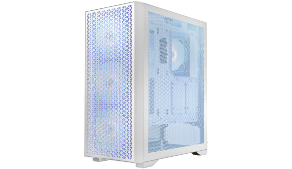 Корпус LogicConcept DART PRO ARGB MIDI WHITE MESH fans 4x120mm без БЖ ATX - 636886