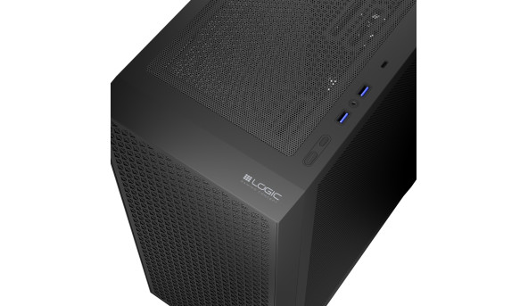 Корпус LogicConcept DART PRO MIDI BLACK MESH fans 4x120mm без БЖ ATX - 636888