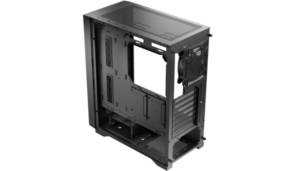 Корпус LogicConcept DART PRO MIDI SOLID BLACK fan 120mm без БЖ ATX - 636889