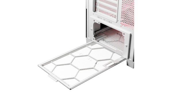 Корпус Modecom VOLCANO EXPANSE S ARGB 4x140mm fans MIDI USB 3.0x2+TYPE-C WHITE без БЖ ATX - 636891