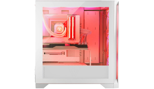 Корпус Modecom VOLCANO EXPANSE S ARGB 4x140mm fans MIDI USB 3.0x2+TYPE-C WHITE без БЖ ATX - 636891
