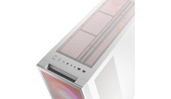 Корпус Modecom VOLCANO EXPANSE S ARGB 4x140mm fans MIDI USB 3.0x2+TYPE-C WHITE без БЖ ATX - 636891