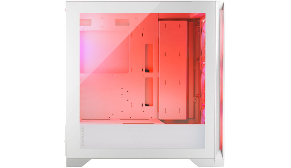 Корпус Modecom VOLCANO EXPANSE S ARGB 4x140mm fans MIDI USB 3.0x2+TYPE-C WHITE без БЖ ATX - 636891
