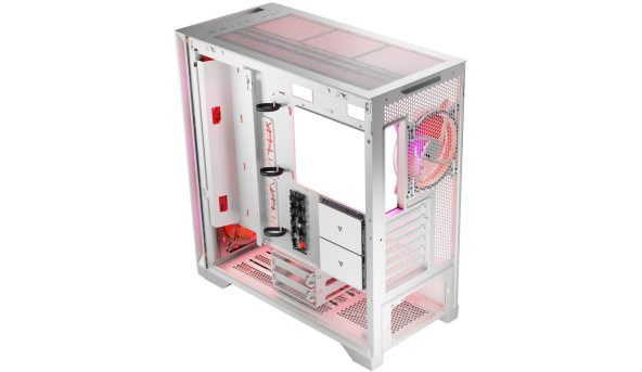 Корпус Modecom VOLCANO EXPANSE S ARGB 4x140mm fans MIDI USB 3.0x2+TYPE-C WHITE без БЖ ATX - 636891