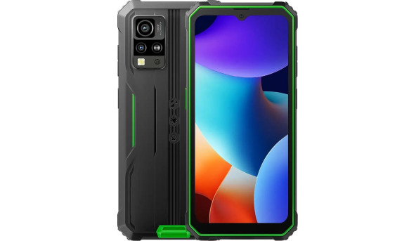 Смартфон Blackview BV4800 Pro 6.56" HD+ /4GB/128GB/ T606 / 5180mAh / 16+8Мп / NFC /IP69K/ Green